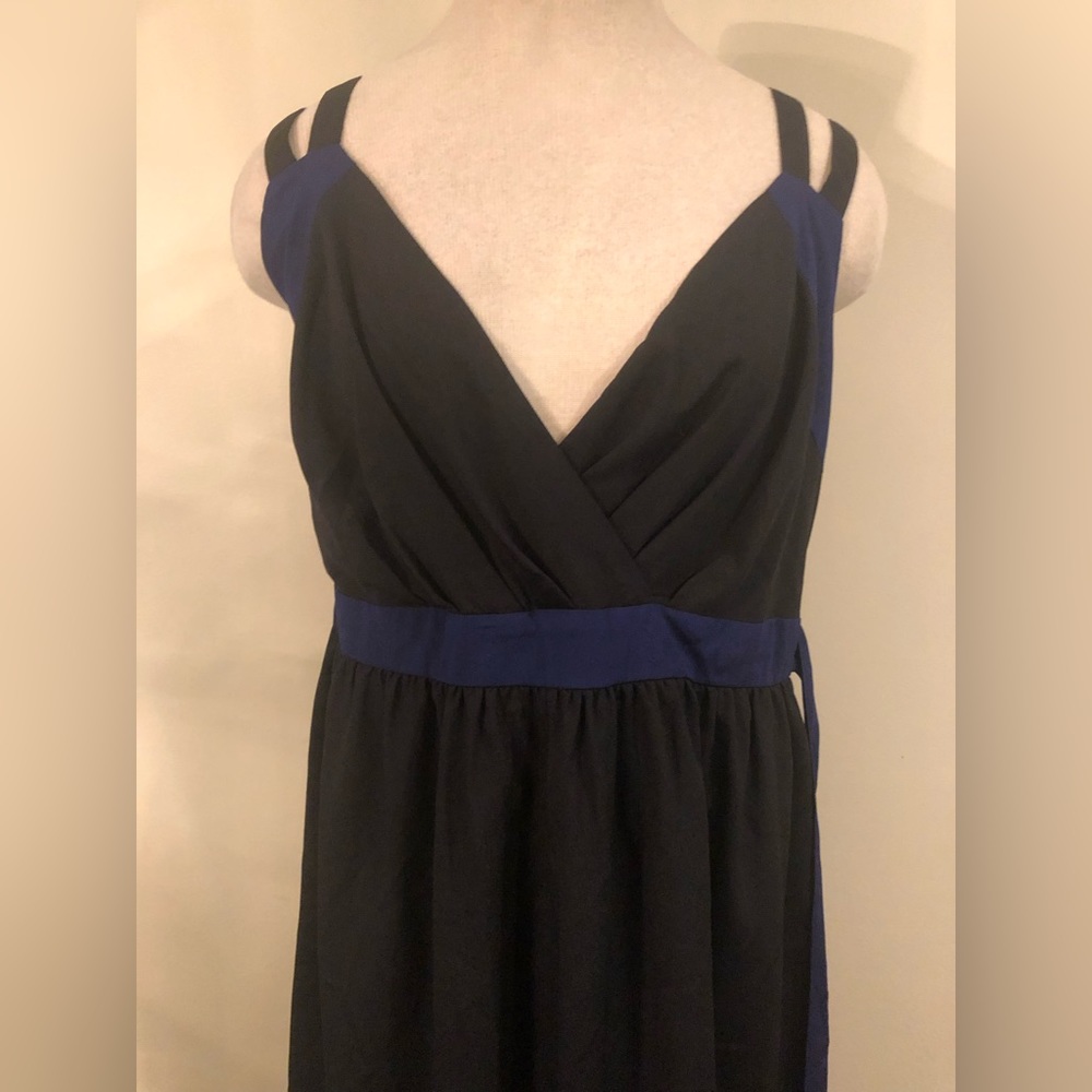 Torrid Black and Blue Dress - Picture 2 of 4
